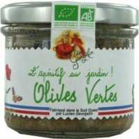 Tartinade d'olives vertes en 100 Grs
